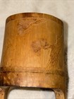 vintage Natural bamboo / Ikebana Flower Arrangement Double vase Tea Ceremony — photo 9
