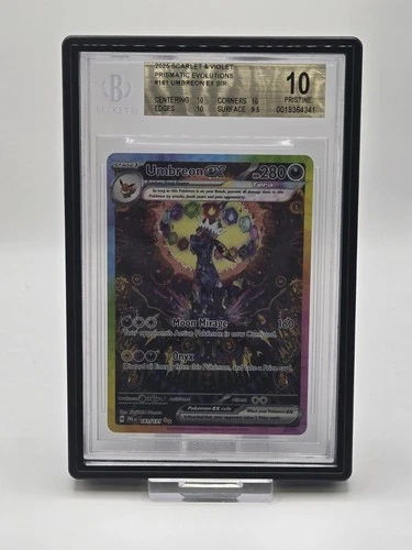 Pokemon Umbreon EX #161/131 Prismatic Evolutions BGS 10 PRISTINE 10 Centering 🔥