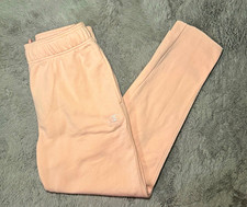 Champion Classic Fleece Women’s Pink Sweatpants Drawstring Elastic Waist M