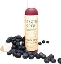 Blueberry Juice Body Wash   Organic Fruit-Infused Liquid Soap