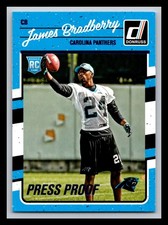 2016 Donruss Press Proofs Blue #319 James Bradberry Carolina Panthers Rookie
