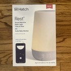 Hatch Rest Plus Sound Machine Night Light Time to Rise Audio Monitor - Sealed