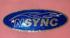 *NSYNC ~ Unpeeled Promo Sticker, Blue, White, Silver ~ Boy Band, Euro Pop, Teen
