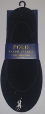 Polo Ralph Lauren 7380PK Low-Cut Non-Slip Heel Black Women Size 9-11 3 Pairs