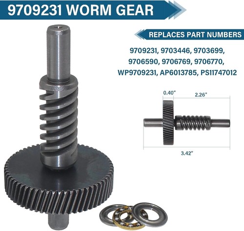 Gear Kit Compatible With KitchenAid Whirlpool 5QT & 6QT Mixer Gear Parts Replace - Picture 6 of 7