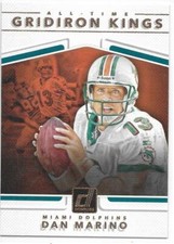 2017 Donruss Football All Time Gridiron Kings Dan Marino Dolphins