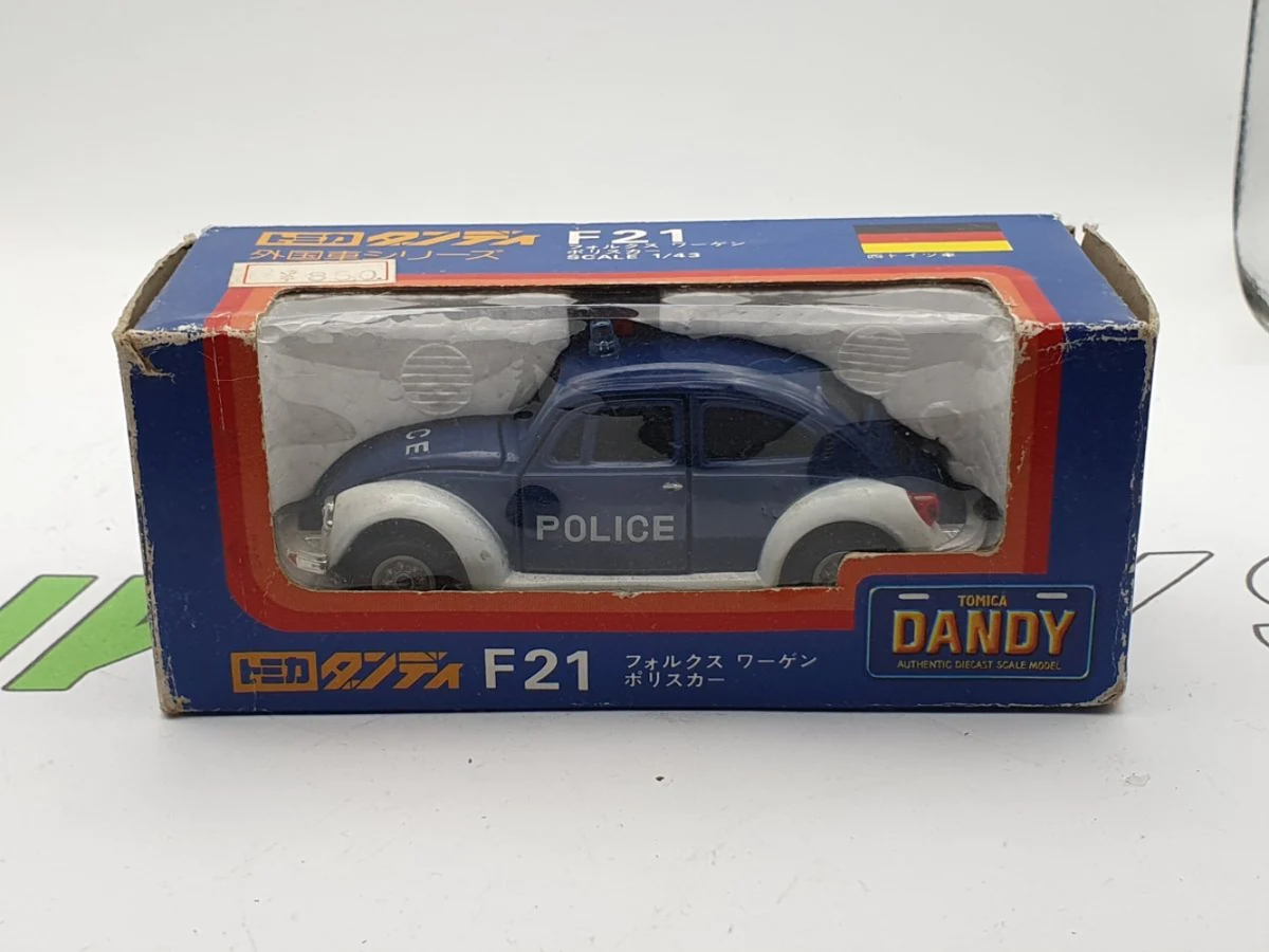 Volkswagen Beetle Police N F21 Tomica Dandy 1/43 With Box | eBay