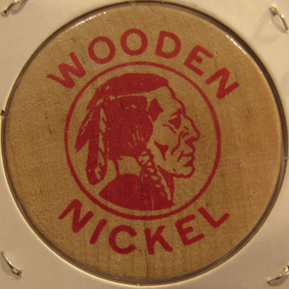 1987 Van Etten Community Festival Van Etten, NY Wooden Nickel Token
