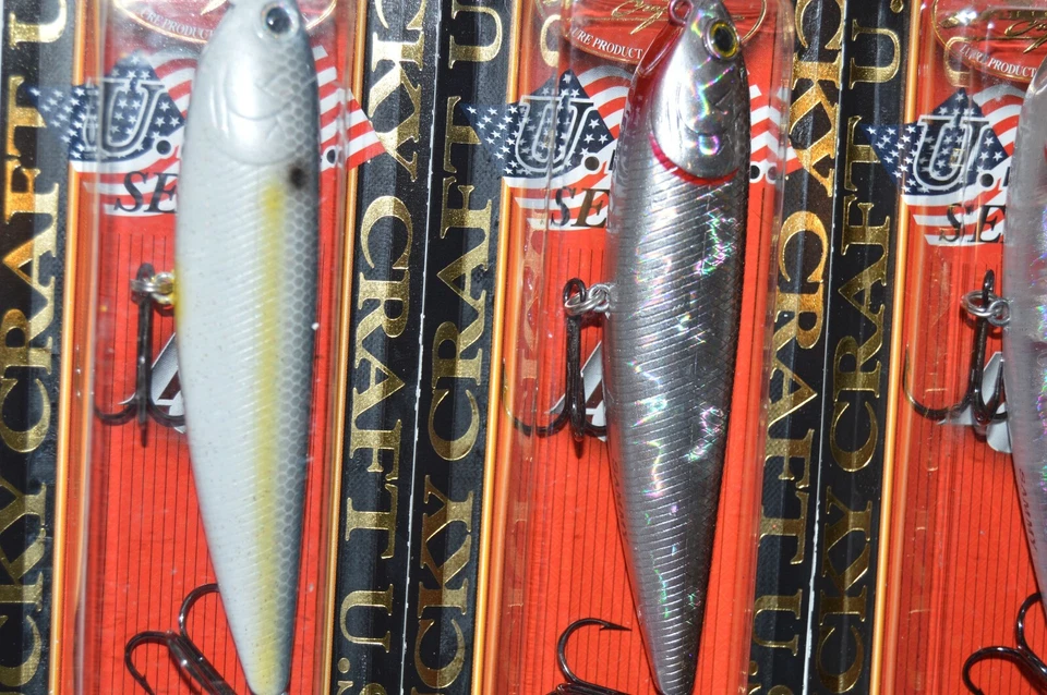 4 señuelos lucky craft sammy 100 señuelo topwater 4" 1/2 oz surtido flotante Foto 3 de 4