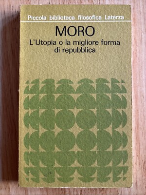 MORO DIE Utopie oder die beste Form der Republik LATERZA 1971 sehr gut