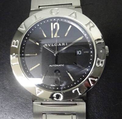 Bvlgari Bvlgari BB42SSAUTO Automatic Black Dial Stainless Bracelet