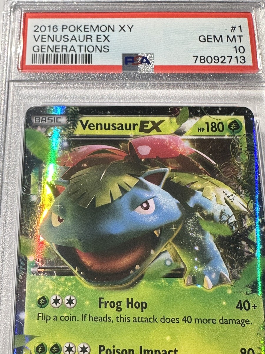 2016 Pokémon XY Venusaur EX 1/83 Generations GEM MT PSA 10 | eBay