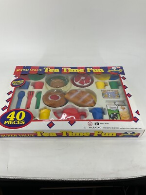 Vintage Sugar & Spice Super Value Tea Time Fun 40 Piece Set #03291 NIB