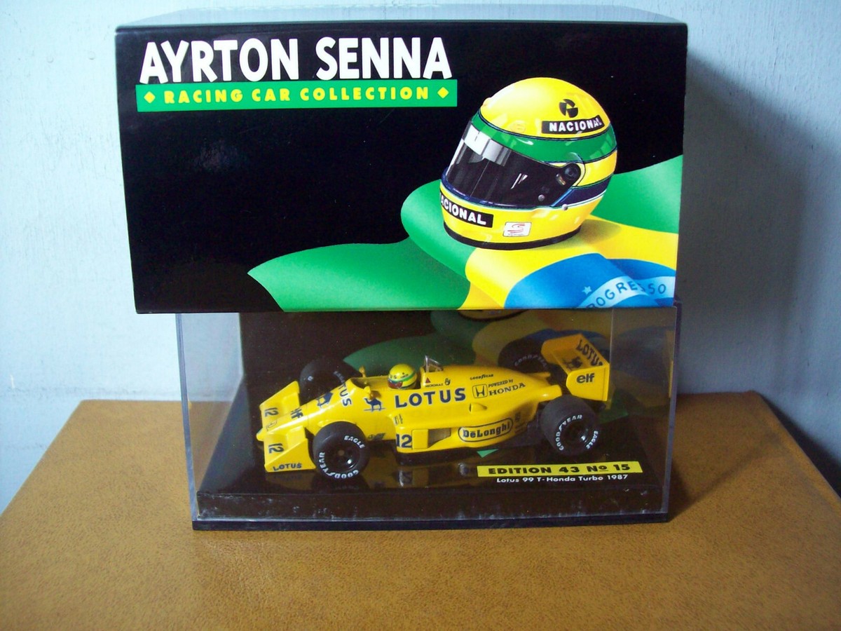 1/43 MINICHAMPS LOTUS 99T HONDA TURBO 1987 AYRTON SENNA COLLECTION