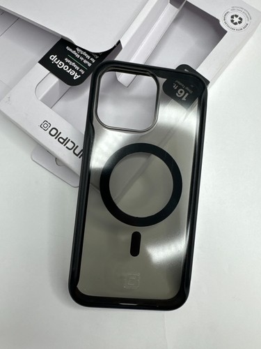 Incipio AeroGrip MagSafe phone case for iPhone 15 Pro Max Stealth Black - Picture 2 of 8