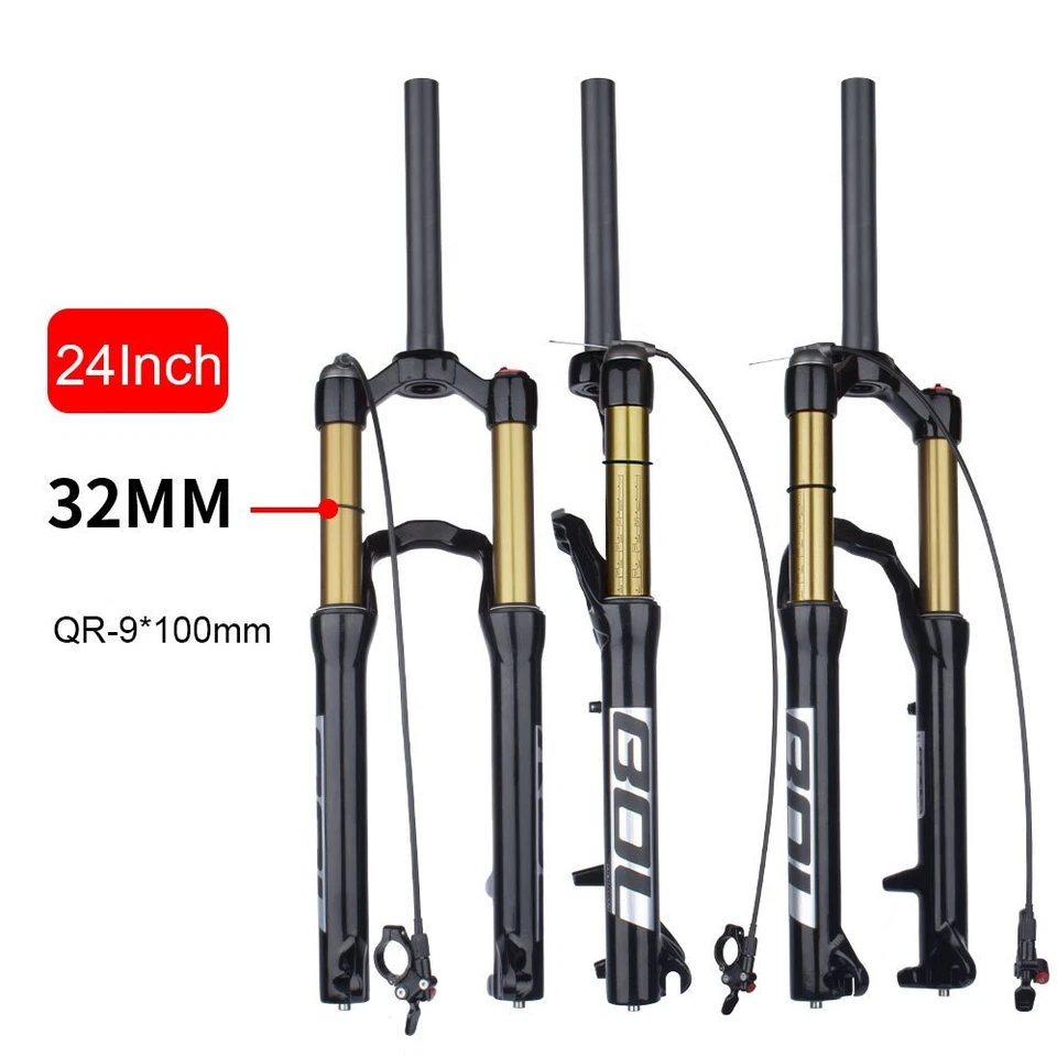 140mm Travel 24inch Bicycle Front Fork Mtb Bike Air Suspension Front Fork - Image 3 of 4