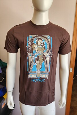 Thinkgeek Mens Fantasy Rogue Short Sleeve Novelty Printed T Shirt Size M New