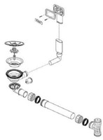 Blanco 234455 Ablaufgarnitur 1 X 3,5'' Sieb Ohne Ablauffernbedienung C-Overflow
