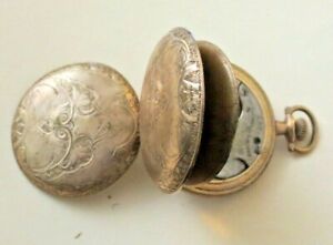 1929 Elgin Pocket Watch &amp; Case Size 6s Grade 286 / 7 Jewels GF 31644331