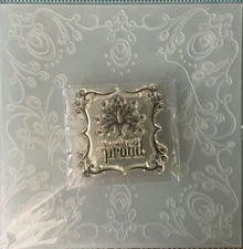 New PEACOCK COLLECTION Cling Stamp & Embossing Folder