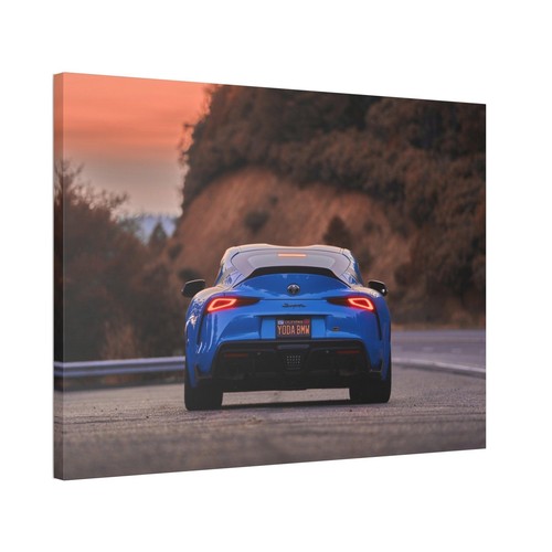 Toyota Supra Mk5 High Resolution Museum Quality Horizontal Canvas Print #005 - Picture 4 of 10
