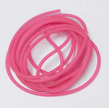 5ft Pink Glow in the Dark Rubber Cord for beads crafts jewelry
