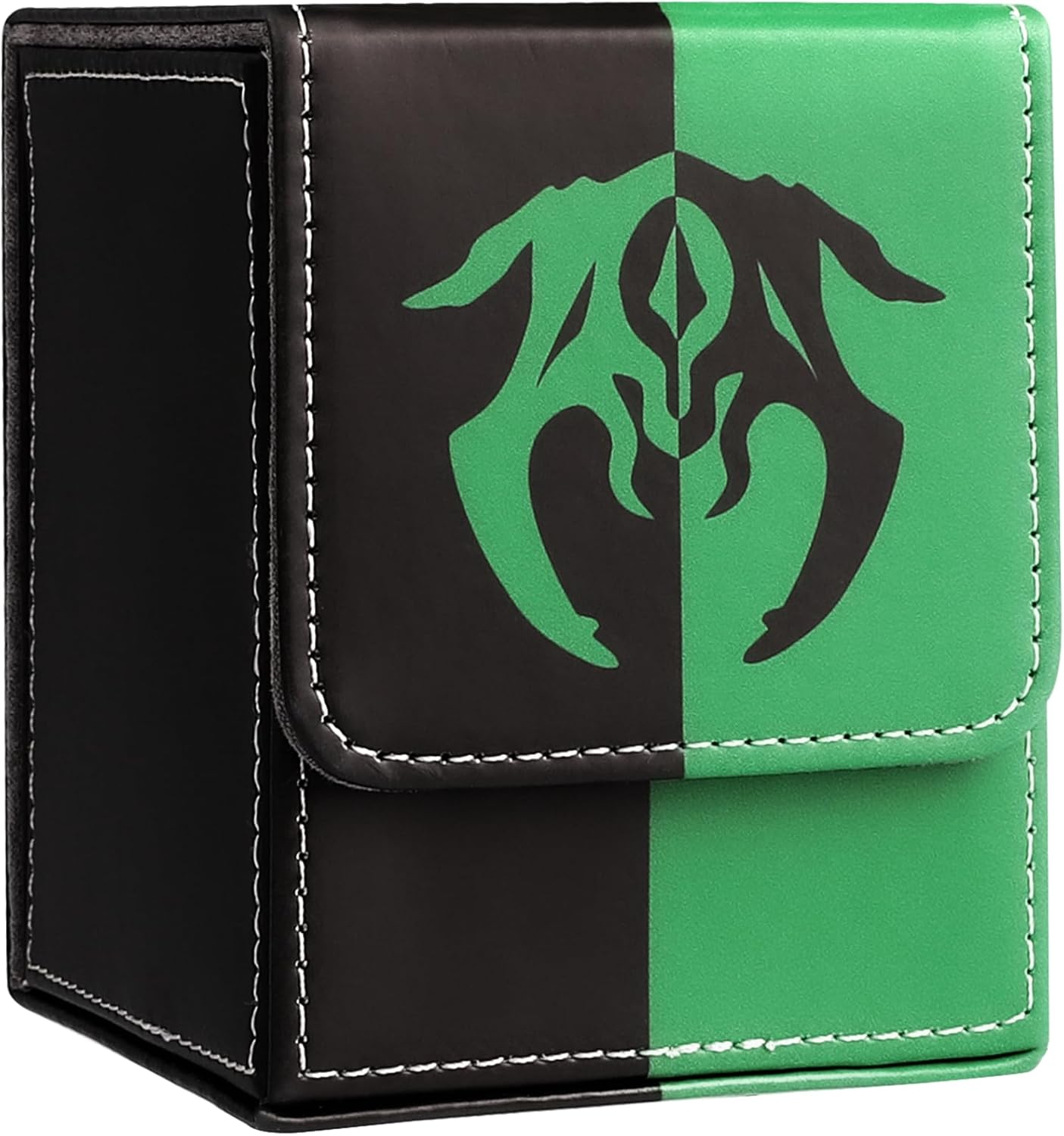 MTG Deck Box with 2 Dividers, Large Capacity Commander Deck Box Fits 100+ Double