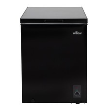 Chest Freezer Black 141L Removable Basket 4 Star Rated Willow W142CFB
