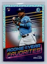 2022 Bowman #ROYF-4 Vidal Brujan Rookie of the Year Favorites Mega Box Mojo