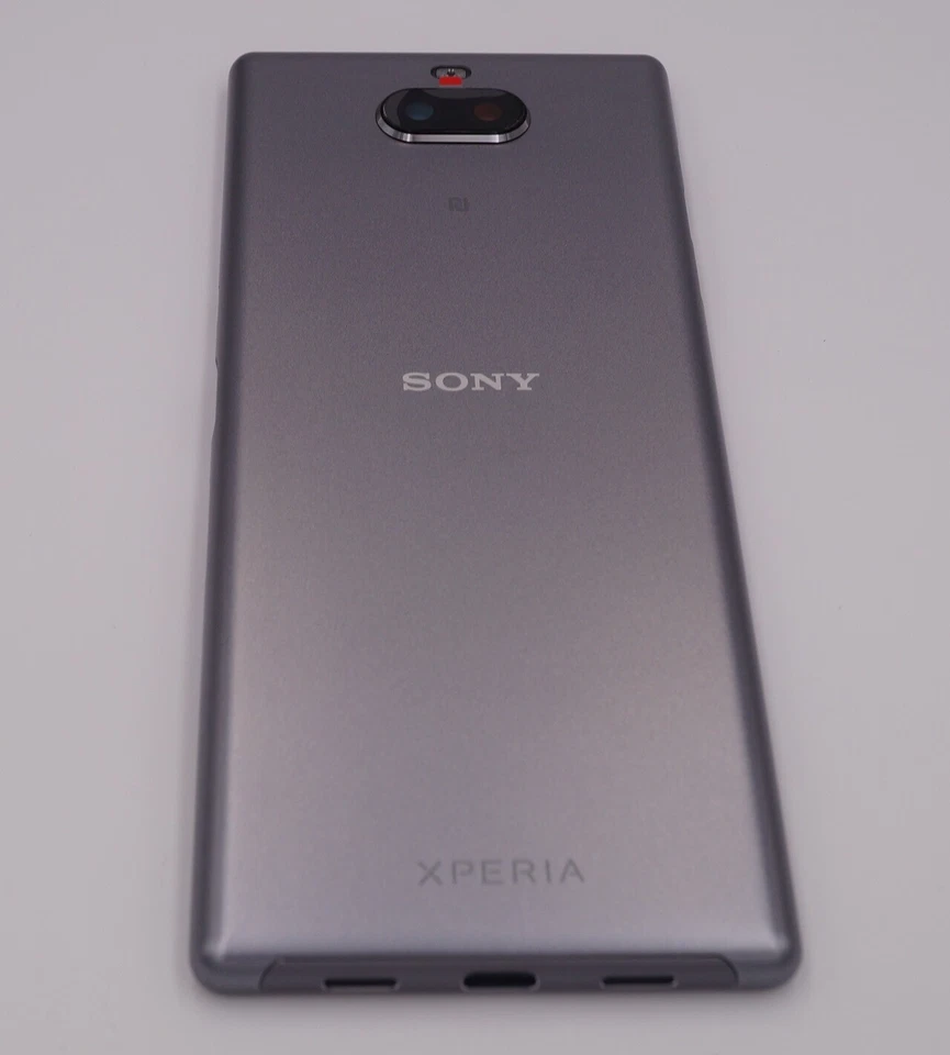 Originale Sony Xperia 10 Plus I3223 Custodia Copertura Posteriore Argento - Immagine 4 di 4
