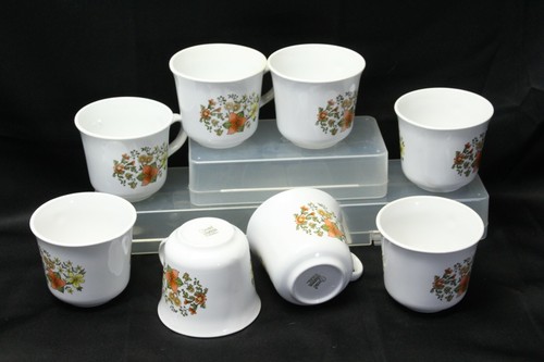 Corelle Indian Summer 8 Cups 7 Saucers 5 Bread Plates 1 Creamer 1 Sugar Bowl - Picture 3 of 12