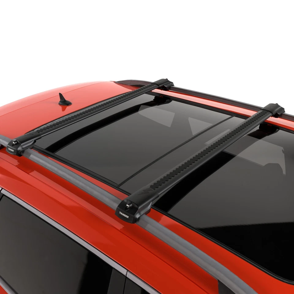 For Suzuki Grand Vitara 2001-2005 Lockable Roof Racks Cross Bars Racks Black Foto 2 de 4