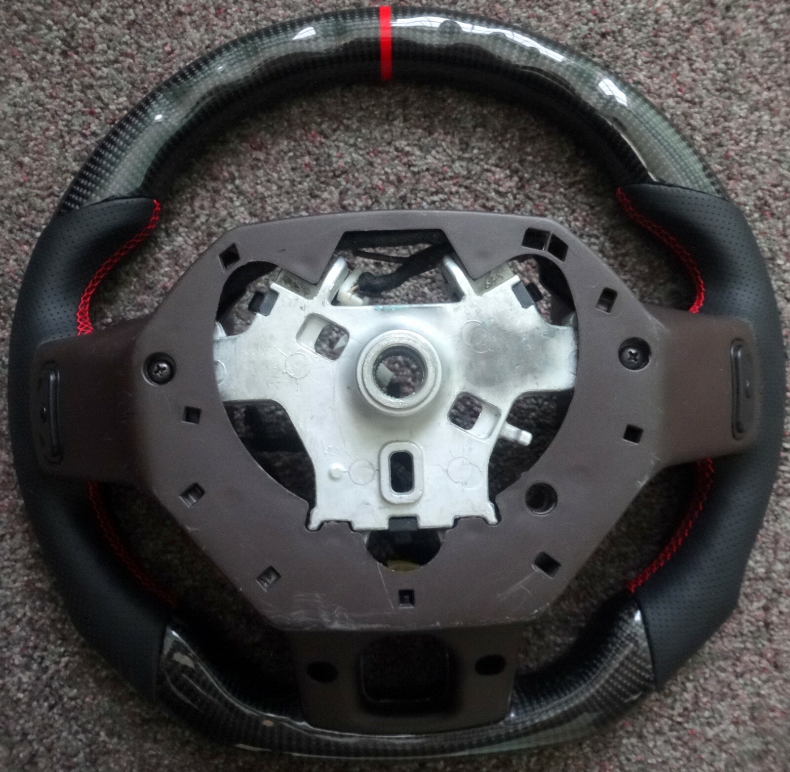 2020  Dodge Ram Ferrari Racing Design Real Carbon Fiber  Steering Wheel
