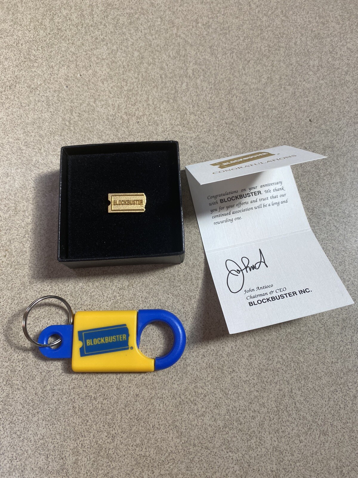 Blockbuster video anniversary pin and keychain | eBay