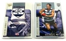 2004 SELECT AFL CONQUEST + AFL OVATION CARD BASE TEAM SET x 2-GEELONG(13+10)