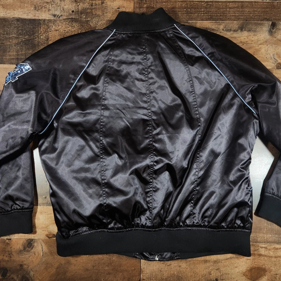 Vintage JLO by Jennifer Lopez Bomber Jacket Womens 3X Black Sweetface Y2K Sequin - Image 2 of 4