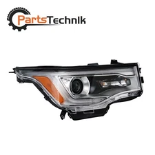 For 2017-2019 GMC Acadia SL Passenger Headlight ASSY (Chrome, w/o LED DRL) RH