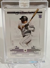 2021 Panini Flawless Baseball YERMIN MERCEDES RC Base Diamond 10/20 White Sox