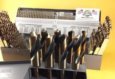 Drill Hog 123 Pc Drill Bit Set Letter Number COBALT M42 Lifetime Warranty