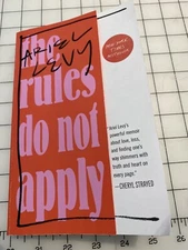 The Rules Do Not Apply by Ariel Levy Paperback NYT Bestseller Memoir LGBT