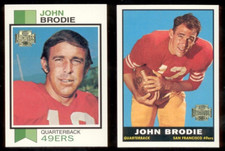 2001 Archives JOHN BRODIE San Francisco 49ers Rookie Reprint + Final Card Set. rookie card picture