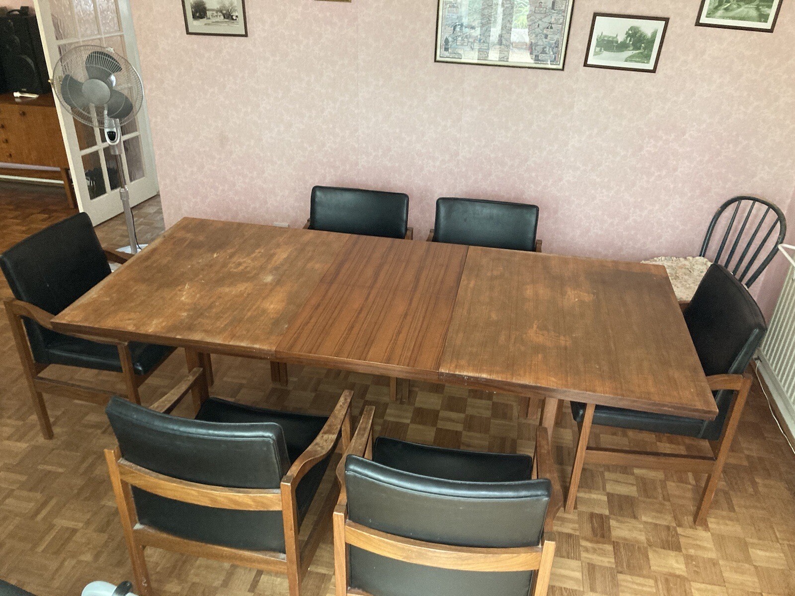 Dining Table 8 Seater (Extendable)Mid Century From Heals Of London High