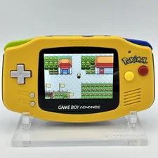 Nintendo Game Boy Advance GBA iPS Backlight Backlit LCD Console Pokemon Pikachu