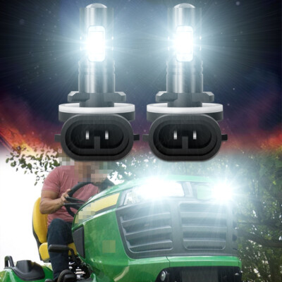2x Super Bright LED light bulbs For Deere X730 X734 X738 X739 X750 X754 X758