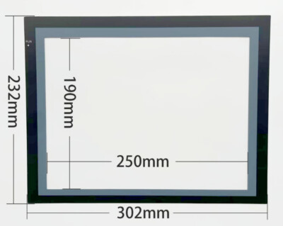 New for NS12-TS01B-V1 NS12-TS01B-V2 Front Overlay Protective Film