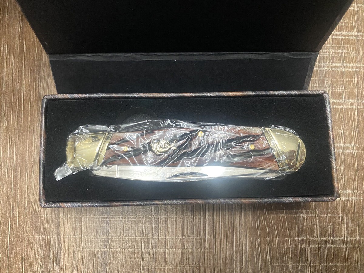 VINTAGE HAND MADE GERMAN DESIGN BULLDOG BRAND BDG-108BRBN Trapper