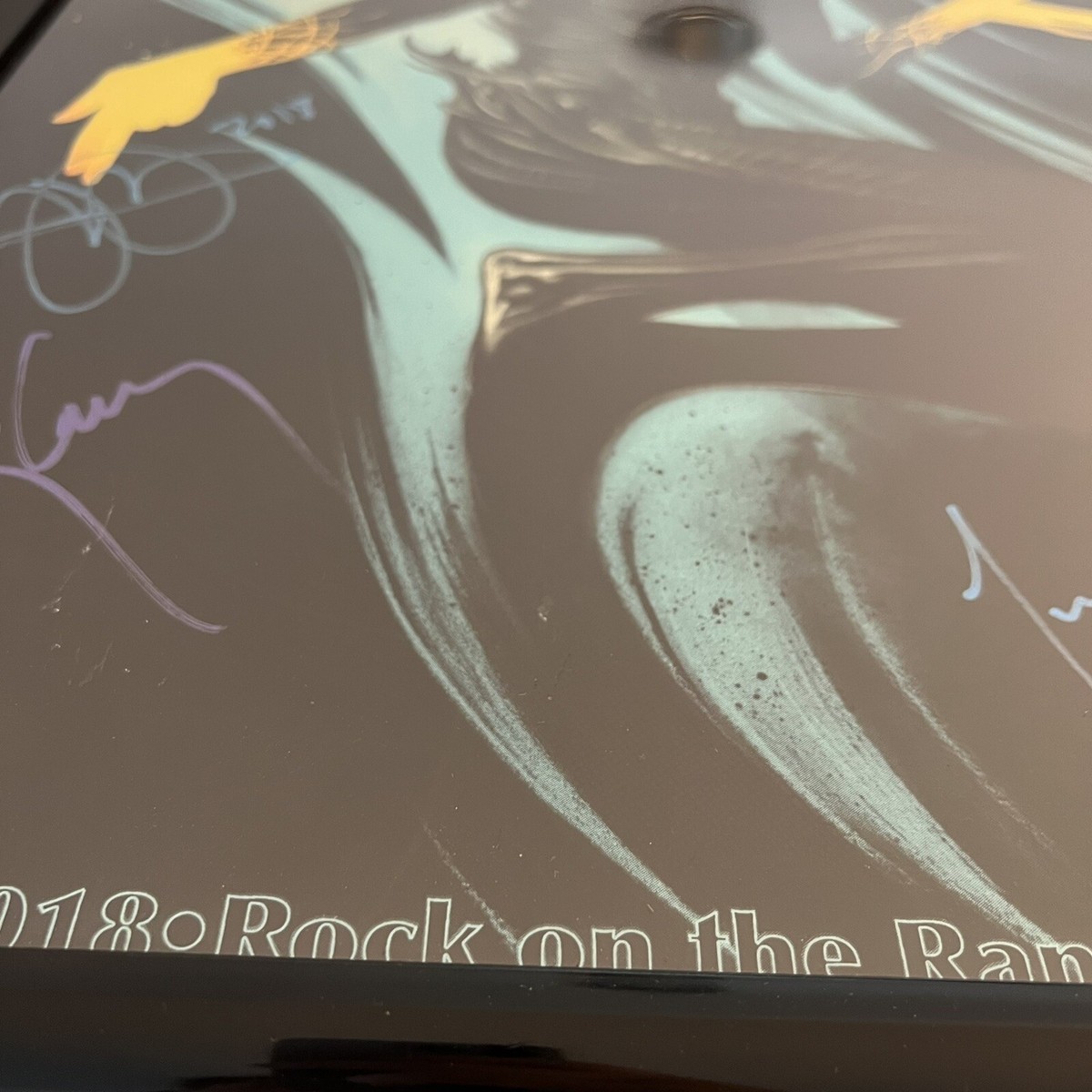 TOOL Signed Autographed Poster 2018 Rock On The Range Ohio FRAMED