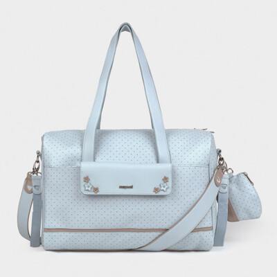 Mayoral Borsa per mamma con porta ciuccio borsa mamma a pois borsa nascita  | eBay
