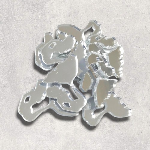 Rosette decorative, mix (1 scatola / 50 confezioni) (1 confezione / 3 pz