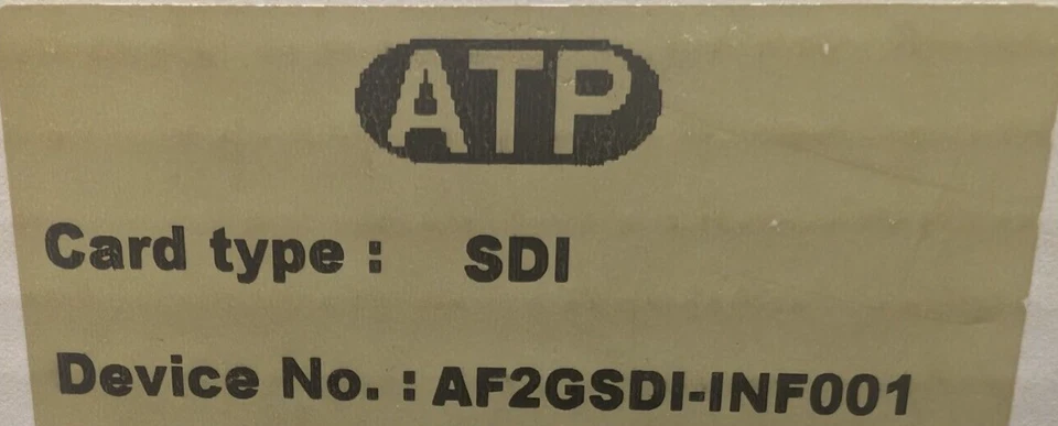New, ATP, AF2GSDI-INF001, Module, Memory, SD/SCHC, 2GB, 3.3V - Image 4 of 4